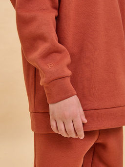 PELICAN, толстовка детская, Терракотовый  фото 4