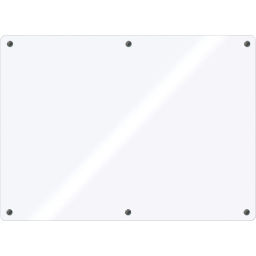 Доска стеклянная магнитная, 120х240, Attache, белый