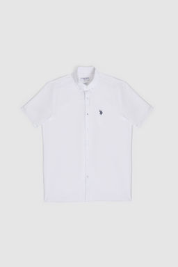 Erkek Beyaz Ksa Kollu Gmlek - U.s. polo assn фото 7
