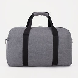 Сумка дорожная на молнии, 3 наружных кармана, цвет серый - Simaland фото 3