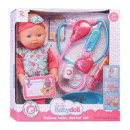 Пупс "Доктор" с аксессуарами, в коробке