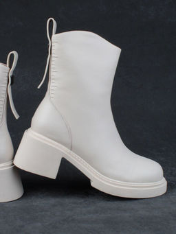 04-M3-L807 BEIGE Ботинки зимние женские (натуральная кожа, натуральный мех)