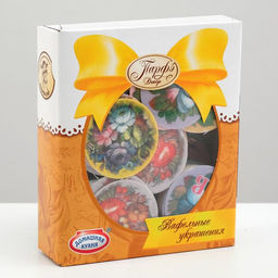 Картинки вафельные «Пасха Жостово», 240 шт.