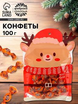 Сладкий подарок конфет Нота бум дой-паке олень, 100 г