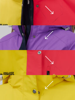 Горнолыжный костюм женский зимний голубого цвета 02819Gl