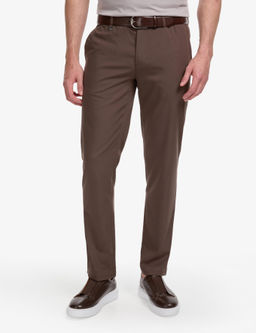 Kahverengi Slim Fit Klasik Jogger Pantolon
