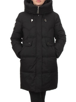 H23-629 BLACK Куртка зимняя женская (тинсулейт)