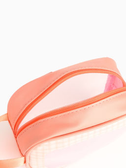 Косметичка на молнии для бассейна, с ручкой, с принтом «Коала», коралловый