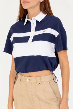 Женская темно-синяя футболка - U.s. polo assn фото 13