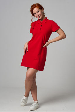 Платье Натали 14413 поло из хлопка  фото 63