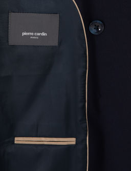 Lacivert Extra Slim Fit %100 Y_n Kruvaze Tak_m Elbise