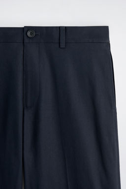 PANTAL?N ALGOD?N Y LINO RELAXED FIT STRAIGHT LEG - H&m фото 7