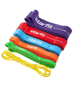 Эспандер ленточный для кросс-тренинга STARFIT ES-803 2-15 кг, 208х1,3 см, зеленый - Jogel фото 3