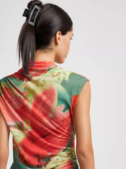 10200270382 Блузка жен. Rochetta оранжевый - Concept club фото 4