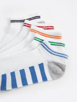 Renk Bloklu Erkek ?ocuk Patik ?orap 5li - Waikiki фото 3