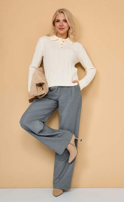 Джемпер F422-1520 milk - Fine joyce фото 8