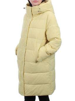 56181 YELLOW Пальто зимнее женское (холлофайбер 150 гр.)