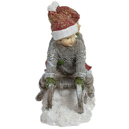 Фигурка декоративная "Девочка/Мальчик", L13,5 W7,5 H14,5 см