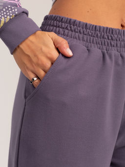 Костюм женский футер с лайкрой "ДОРИС" ЛИЛОВЫЙ