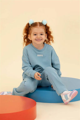 U. S. Polo Assn Детский синий базовый свитшот с круглым вырезом - U.s. polo assn фото 9