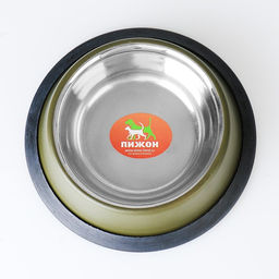 Миска с нескользящим основанием цветная, 230 мл, зелёная - Пижон фото 3