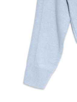 CONTE Свободный джемпер из пряжи с хлопком и модалом LDK 100 light steel blue - Conte elegant фото 5