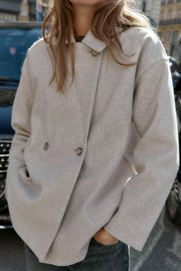 SOFT DOUBLE-BREASTED COAT - Zara фото 2