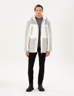 Gri Kap__onlu Kaz T_y_ S_cak Tutan _i_me Mont - Pierre cardin фото 4