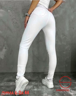 Женские джинсы узкие белые