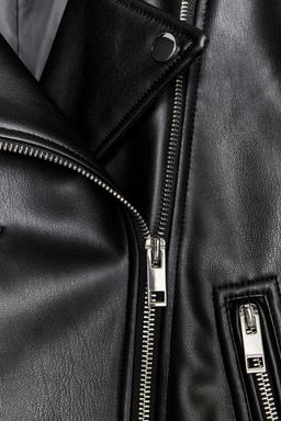FAUX LEATHER BIKER JACKET - Zara фото 3