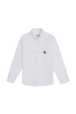 Белая рубашка с длинным рукавом для девочки Неожиданная скидка в корзине - U.s. polo assn фото 2