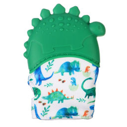 Прорезыватель-рукавичка Крошка Я «Динозаврик», от 3 мес