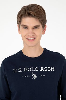 Мужской темно-синий свитшот - U.s. polo assn фото 2