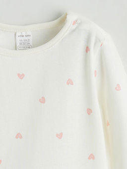 Bisiklet Yaka K?z Bebek ??t??tl? Bodysuit 3l?