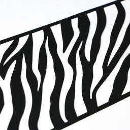 Цена за 5 шт. Трафарет для торта «Зебра», 32×10 см