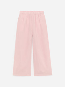 Pantalones de lino anchos