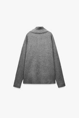 KNIT HIGH NECK SWEATER - Zara фото 18
