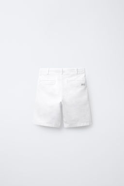 BASIC SLIM FIT CHINO BERMUDA SHORTS - Zara фото 2