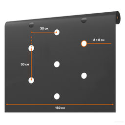 Агротекс 80 (спанбонд) (1,6х5м) бело-черный 2-слойный (для мульчирования) - Спарк фото 2