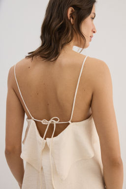 Top de tirantes espagueti en mezcla de viscosa - H&m фото 4