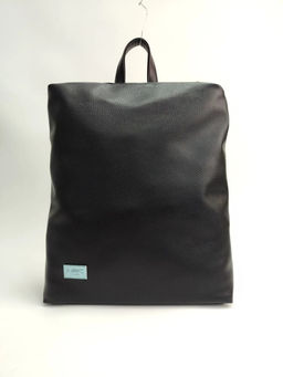 Рюкзак Модель №1307 | кожзам | гладкий | черный | Р820-1 | 26055