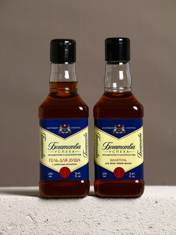 Подарочный набор «Богатства»: гель для душа, шампунь для волос, мочалка для тела, Чистое счастье