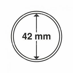 Капсула CAPS для монет диаметром 42 мм LEUCHTTURM 318006