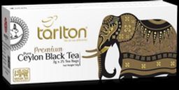 TARLTON. Golden Ceylon. Black Tea 50 гр. карт.пачка, 25 пак.