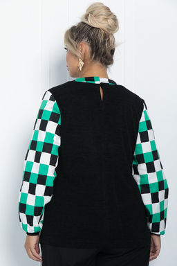 Джемпер Авива (черный/мультиколор) Б11510 - Lt collection фото 2