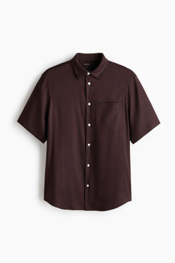 Camisa en mezcla de lino Easy-care Regular Fit - H&m фото 2