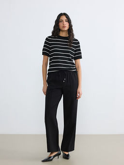 Beli Lastikli Loose Fit Kad?n Pantolon