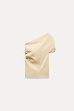 DRAPED KNIT ASYMMETRIC TOP - Zara фото 12