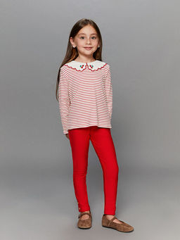 Beli Lastikli Basic K?z ?ocuk Tayt 2li