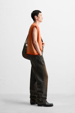 WASHED EMBROIDERED TANK TOP - Zara фото 4